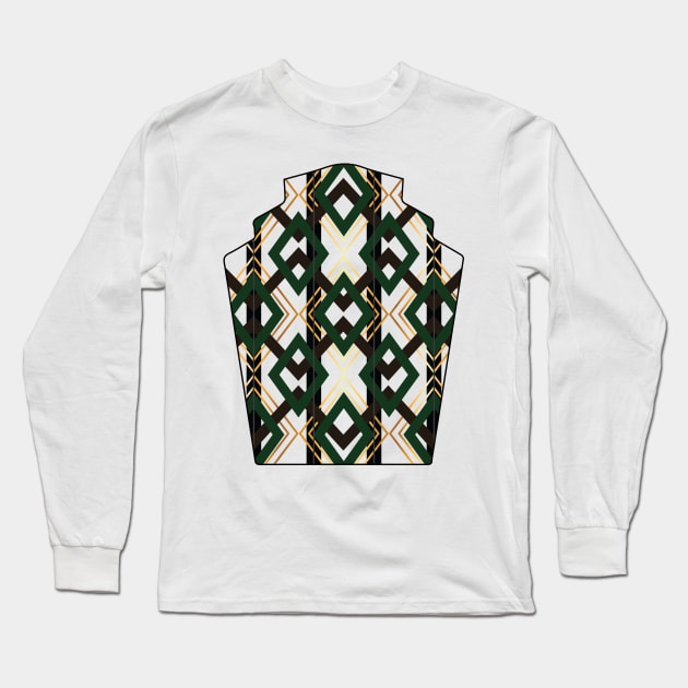 Art Deco Spectro 1 Long Sleeve T-Shirt by DesignJennifer